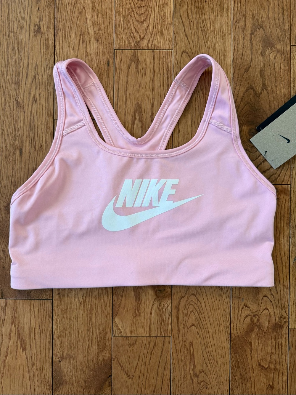 Nike swoosh bra, size L, NWT